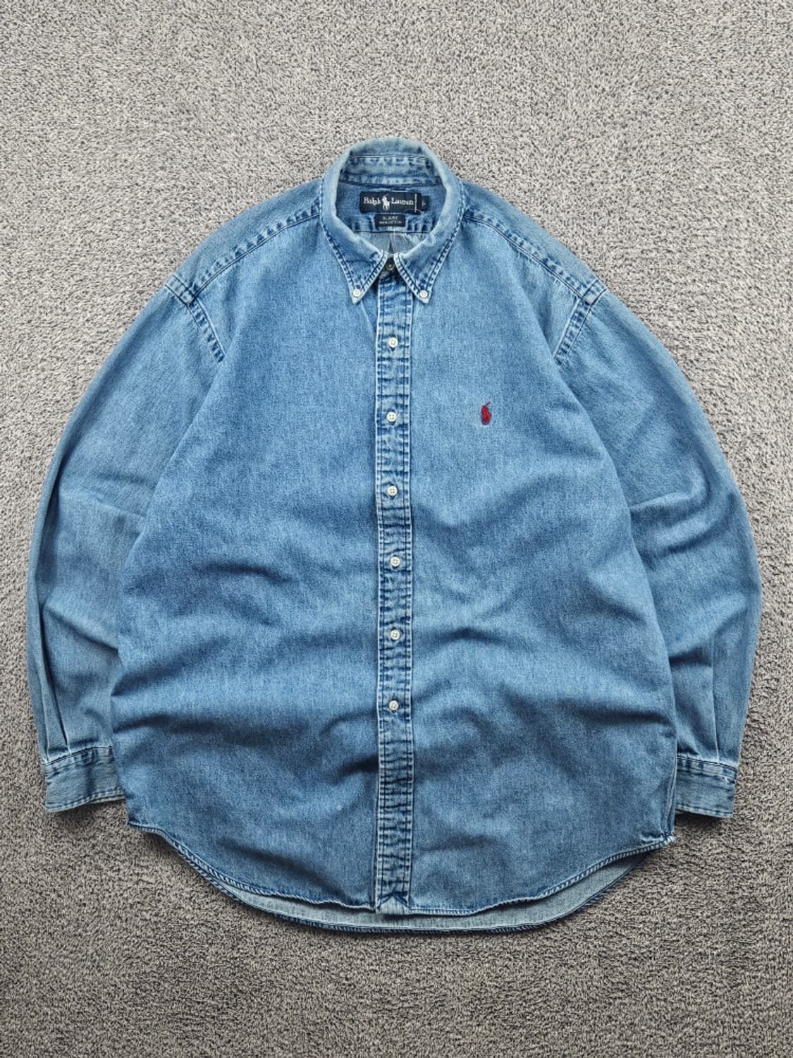 80's 폴로랄프로렌 블레어 데님 셔츠 ( L ) / 11453 상품이미지1