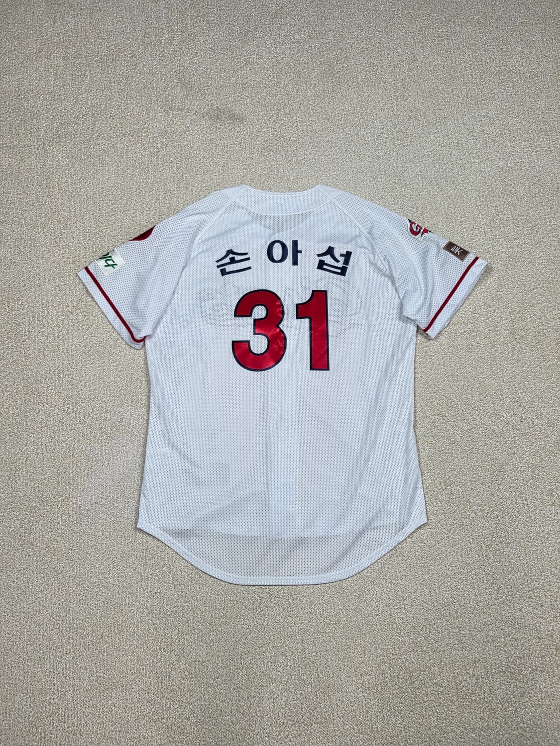 [롯데 자이언츠] 홈 프로페셔널 손아섭 마킹 유니폼 | S00155 상품이미지7