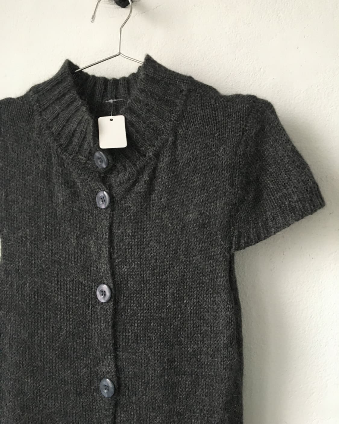 High neck knit cardigan 상품이미지4