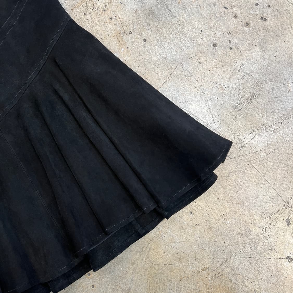 Ralph Lauren 스웨이드 플레어 스커트 상품이미지3