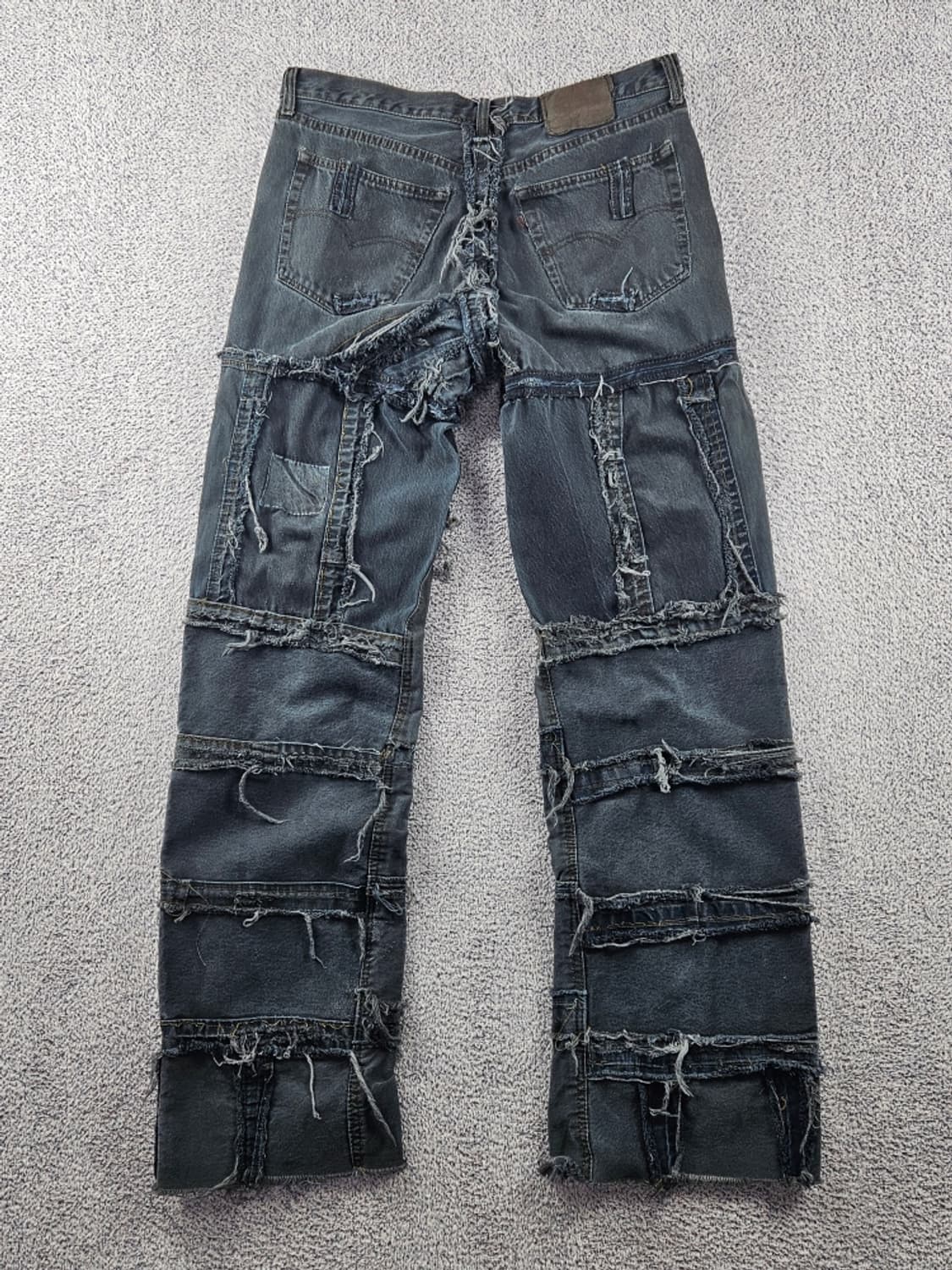 리바이스 패치워크 리빌딩 리워크 데님 팬츠 (34X36추정)/ 11041 상품이미지4