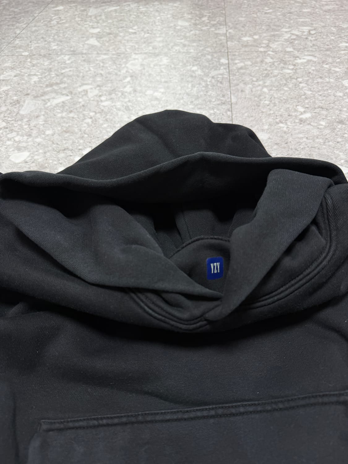 [M] 이지 갭 후드 블랙 상품이미지4