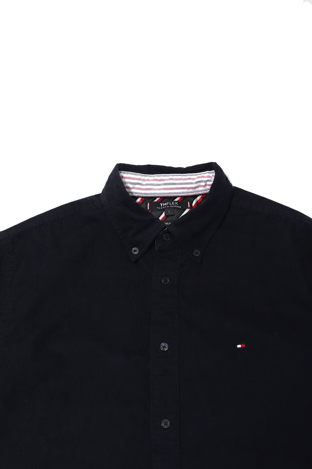 TOMMY HILFIGER 다크네이비 코듀로이 셔츠 size M 상품이미지2
