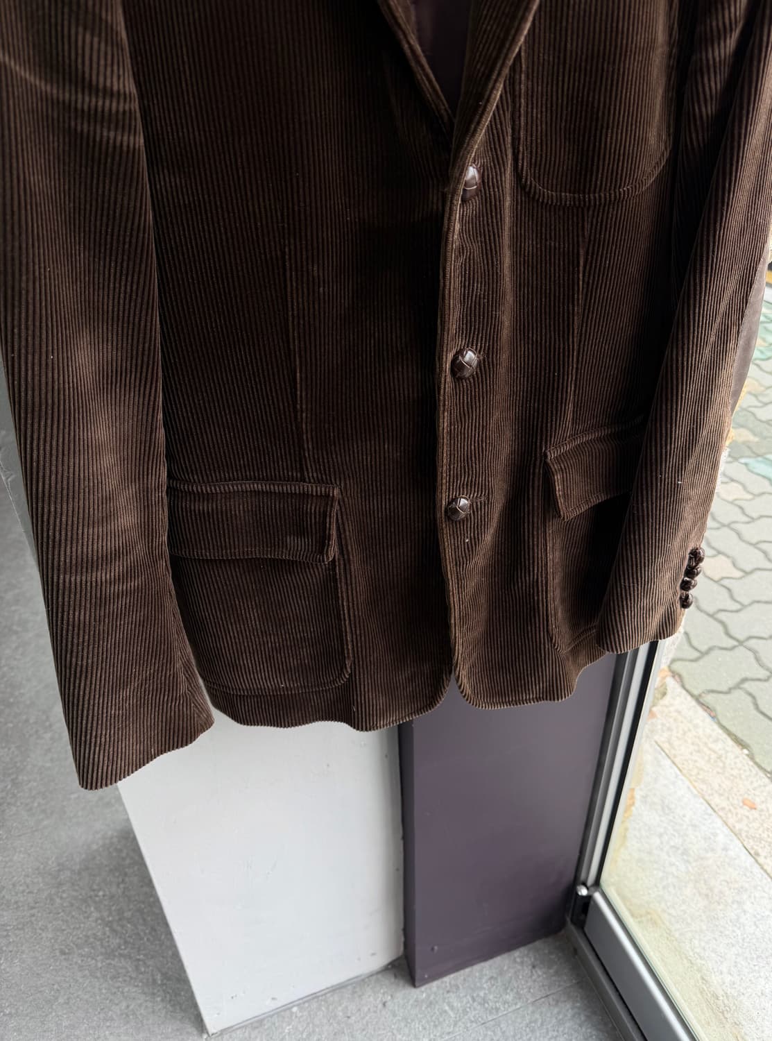 .42R/ 폴로랄프로렌 1999S 코듀로이 엘보패치 자켓 상품이미지4