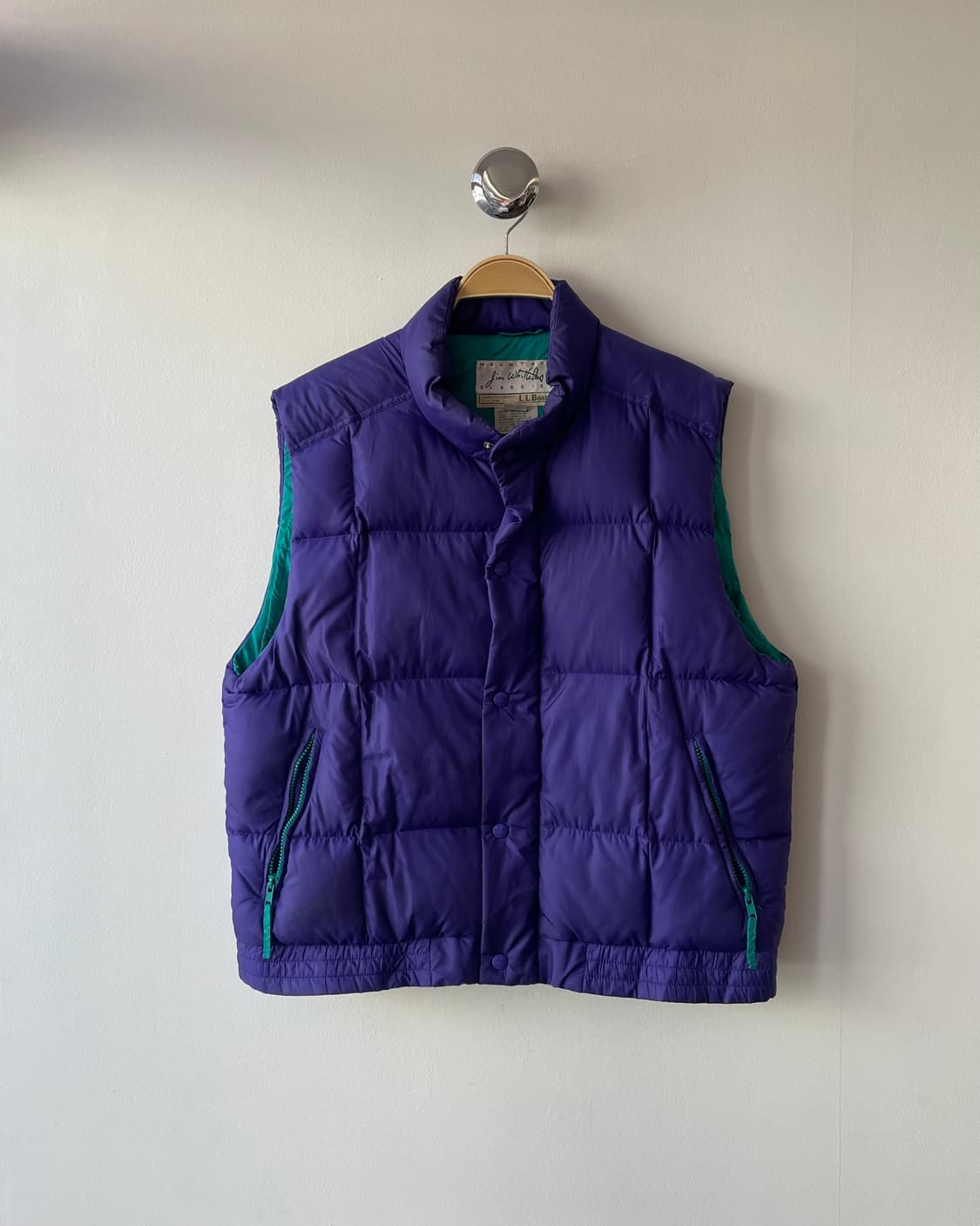 90‘s LL Bean Goose down vest 엘엘빈 푸퍼 베스트 상품이미지1