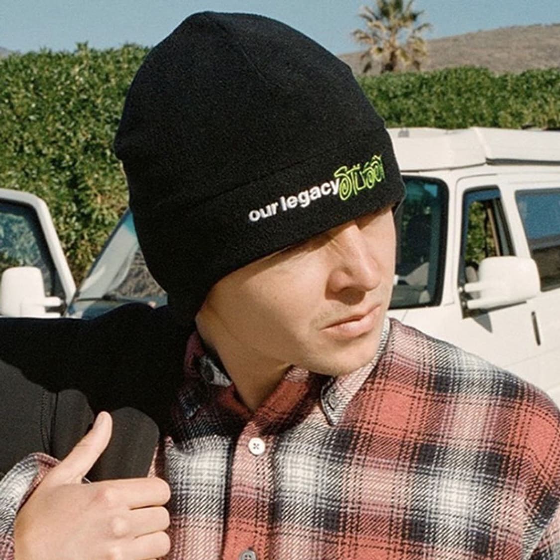 스투시 x 아워레가시 이어플랩 비니 상품이미지4