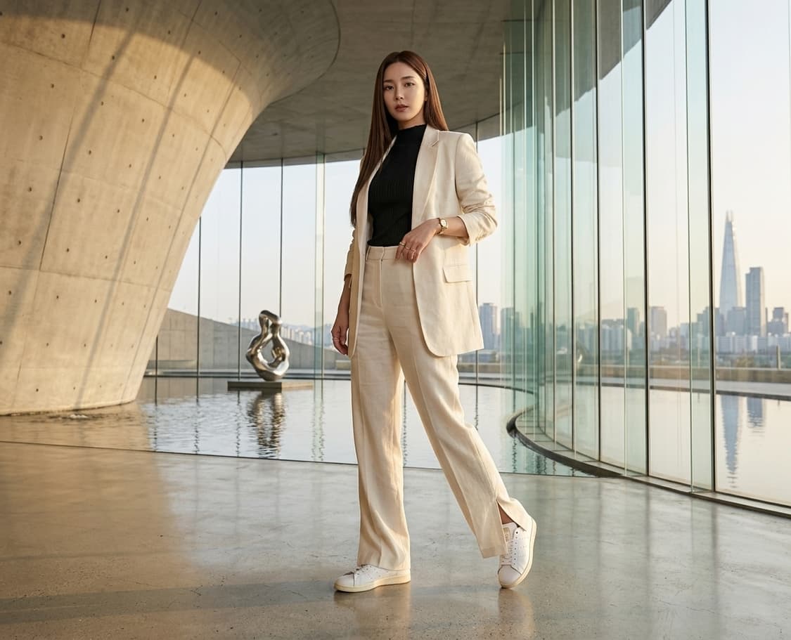 [희귀] 아디다스 스탠스미스 데콘 화이트 (S75281) - 245mm 상품이미지2