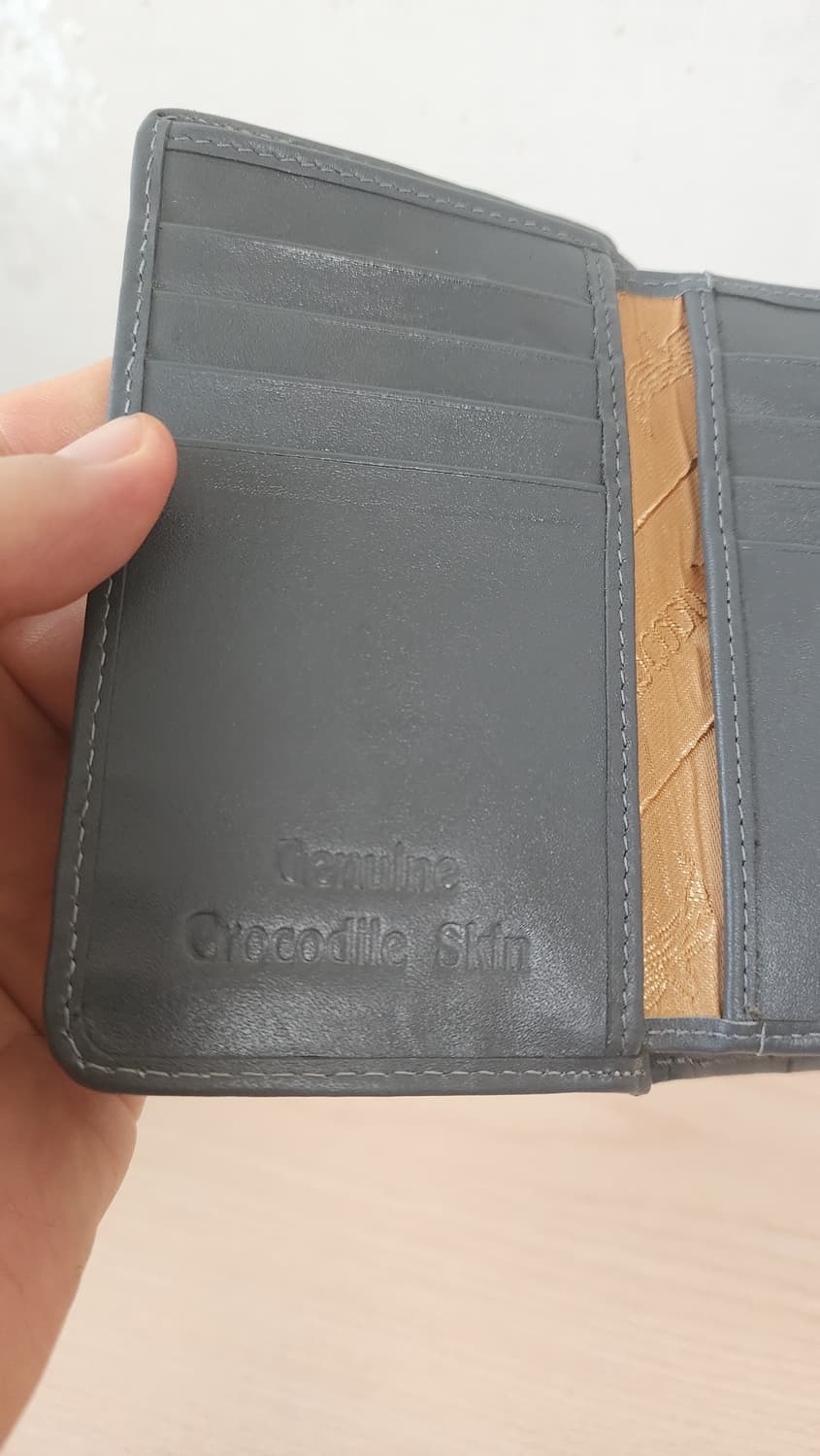리얼 크로커다일 가죽 반지갑 상품이미지5