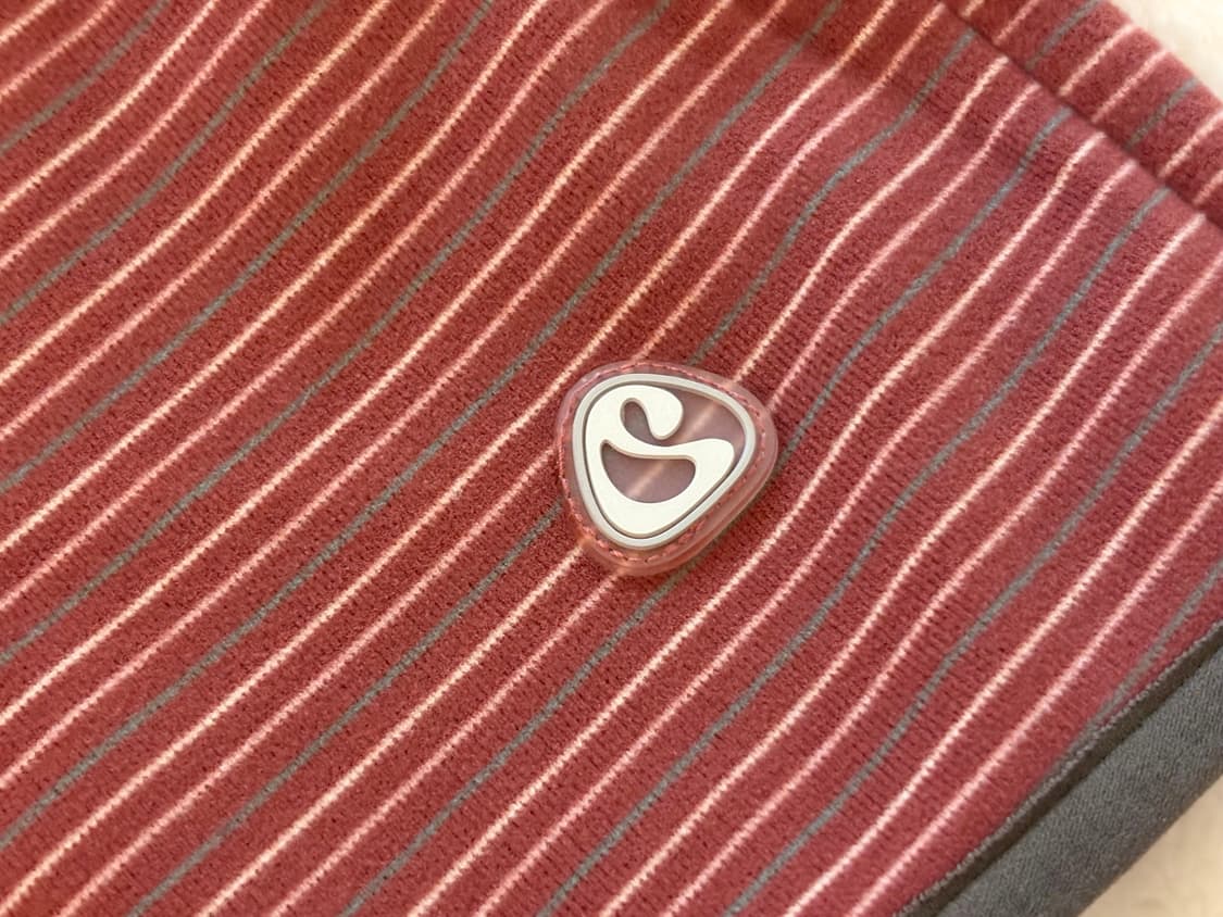 COYSEIO STRIPE FLEECE HOOD ZIP-UP RED 상품이미지3