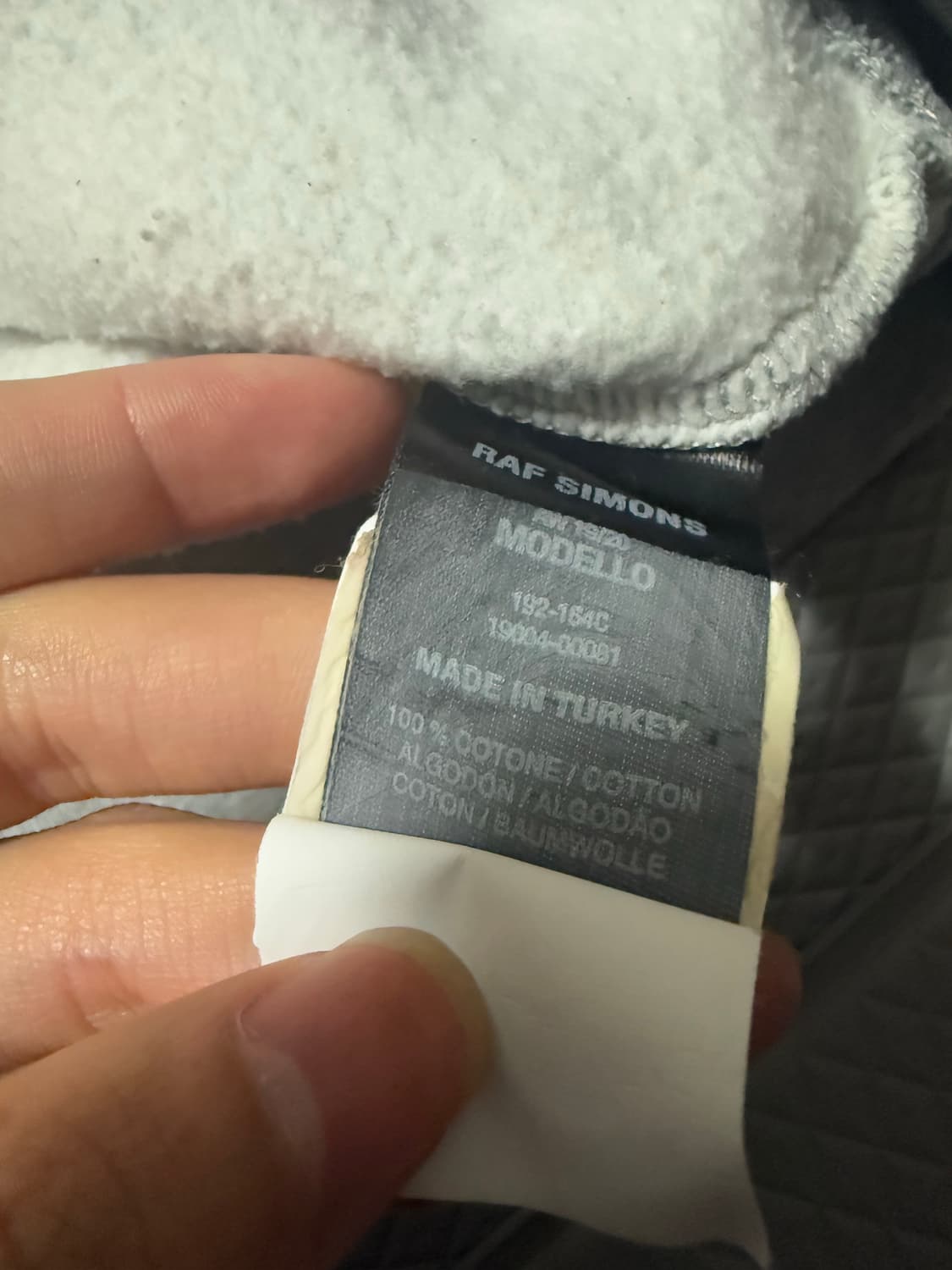 (OS) 라프시몬스 aw19/20 체리 후드 멜란지 상품이미지6