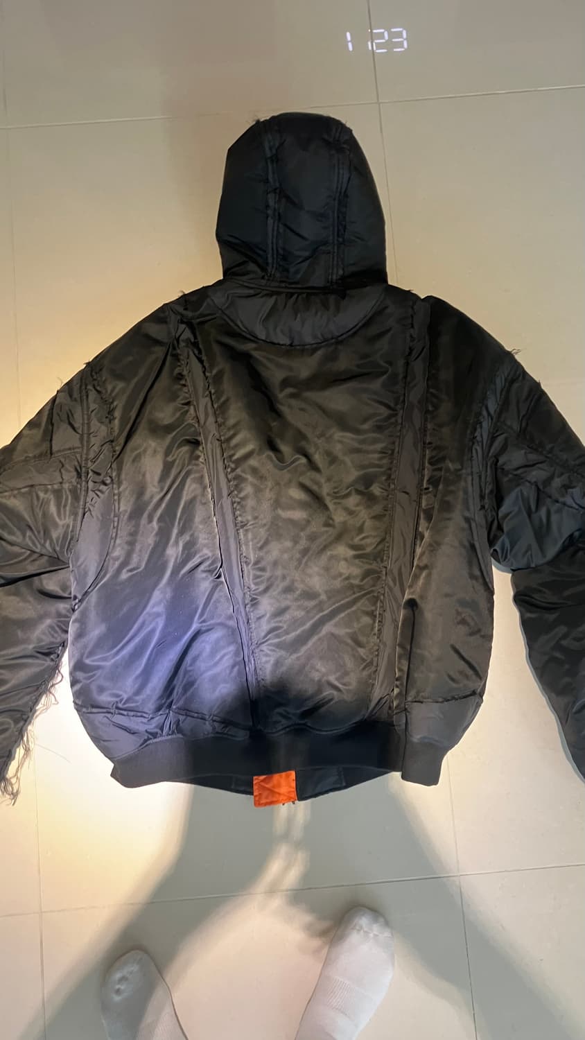 [2] 프로젝트gr 리워크 후드 봄버 상품이미지2