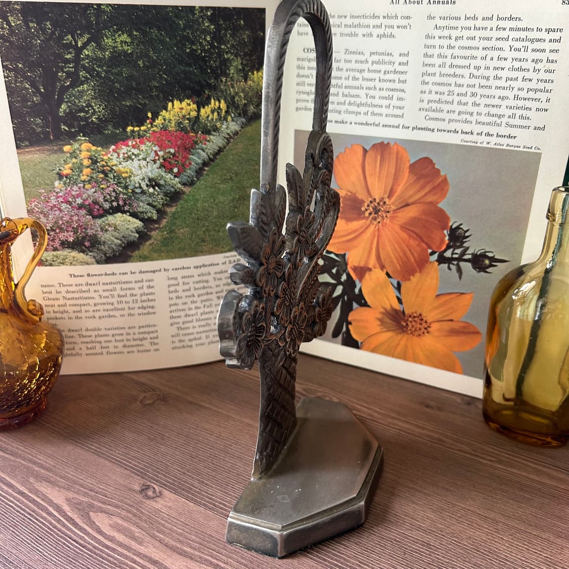 빈티지 북엔드 꽃 오브제  상품이미지2