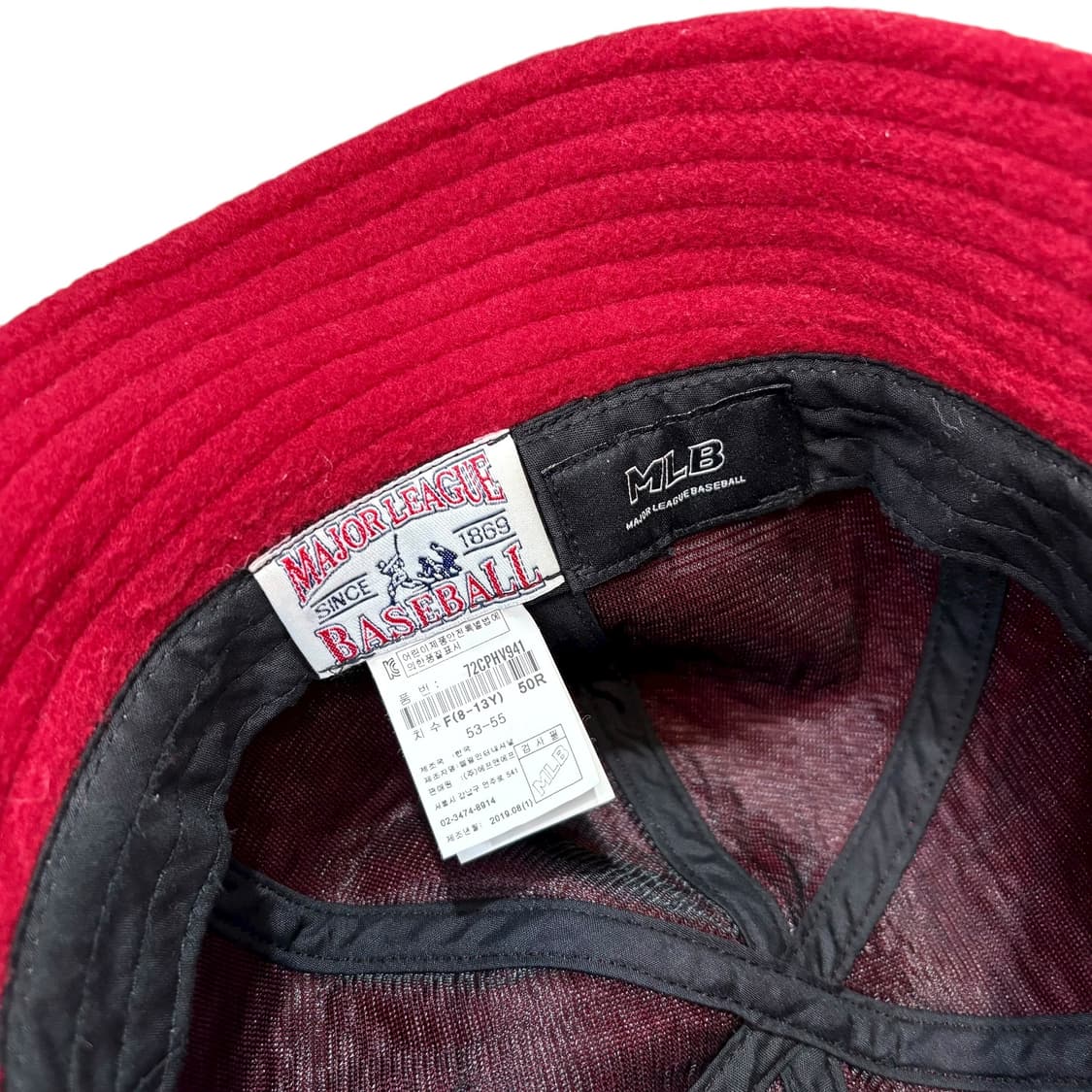 MLB 레드 울 버킷햇 상품이미지3
