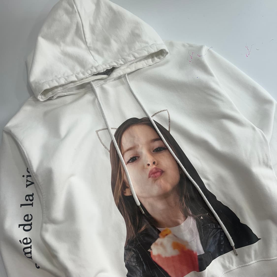 Acme de la vie 아크메드라비 화이트 후드티 상품이미지5