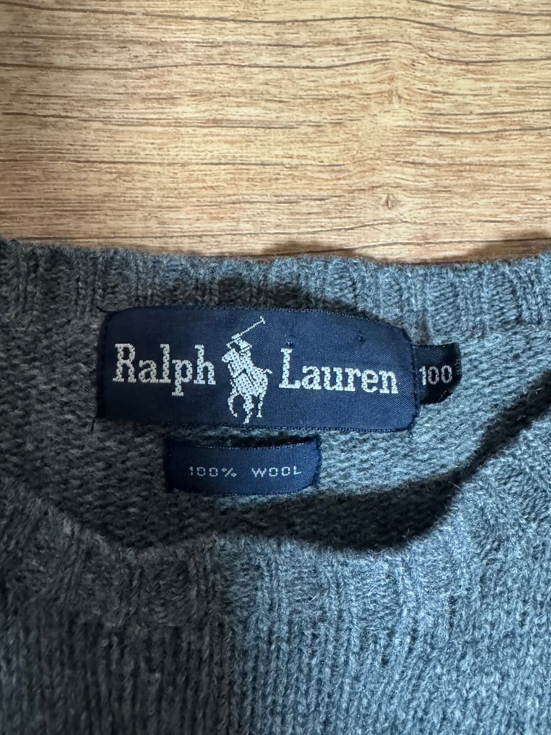 90s 폴로 울 니트 상품이미지3