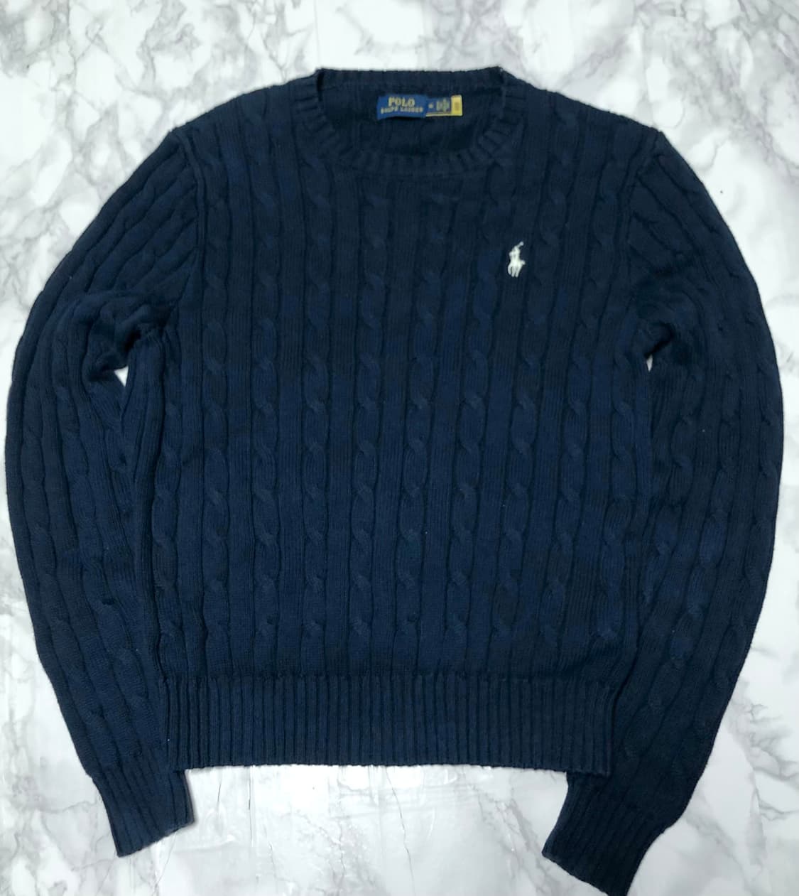 폴로 랄프로렌 니트 거의새거 꽈배기 여성용 상품이미지1