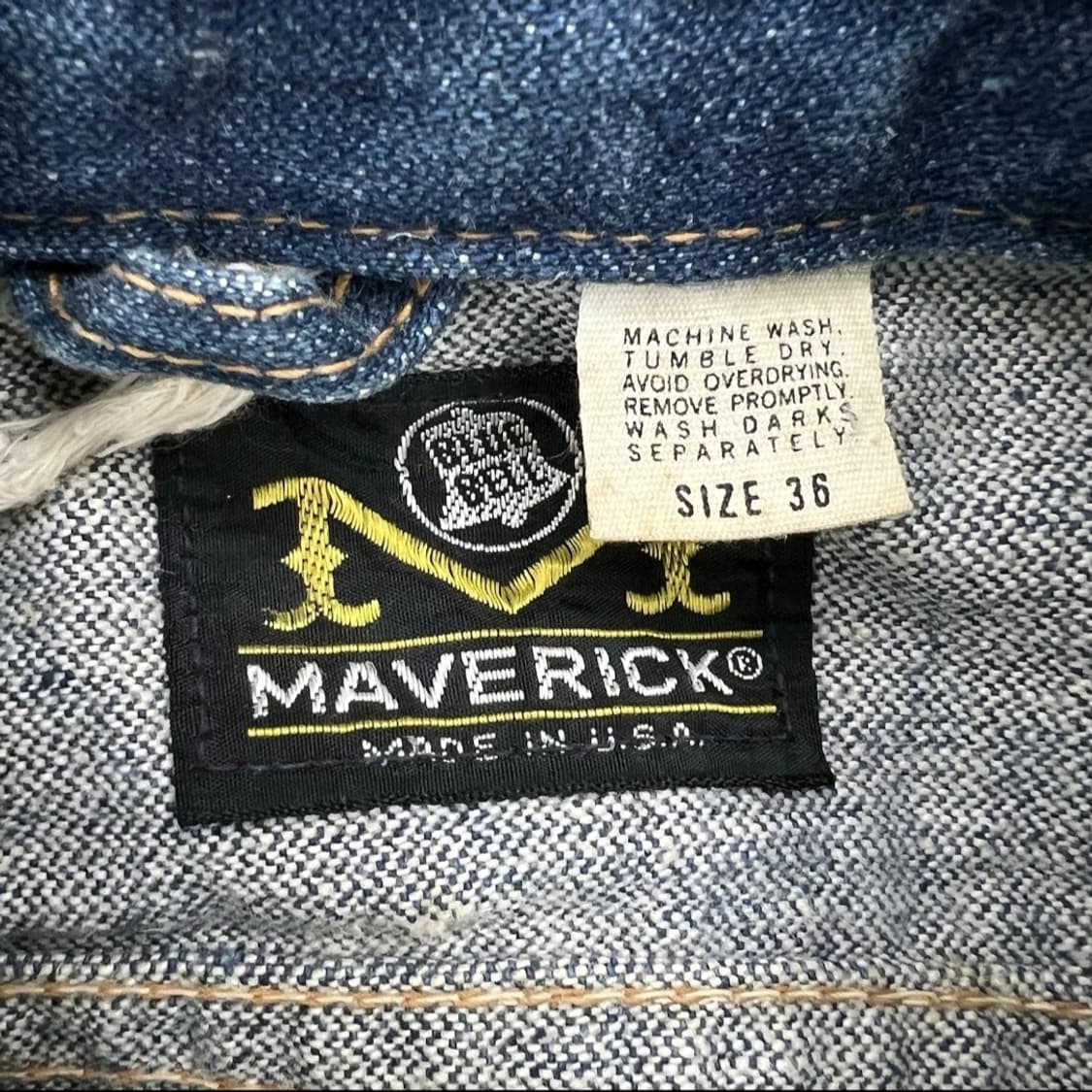 70s maverick 매버릭 데님자켓 상품이미지2