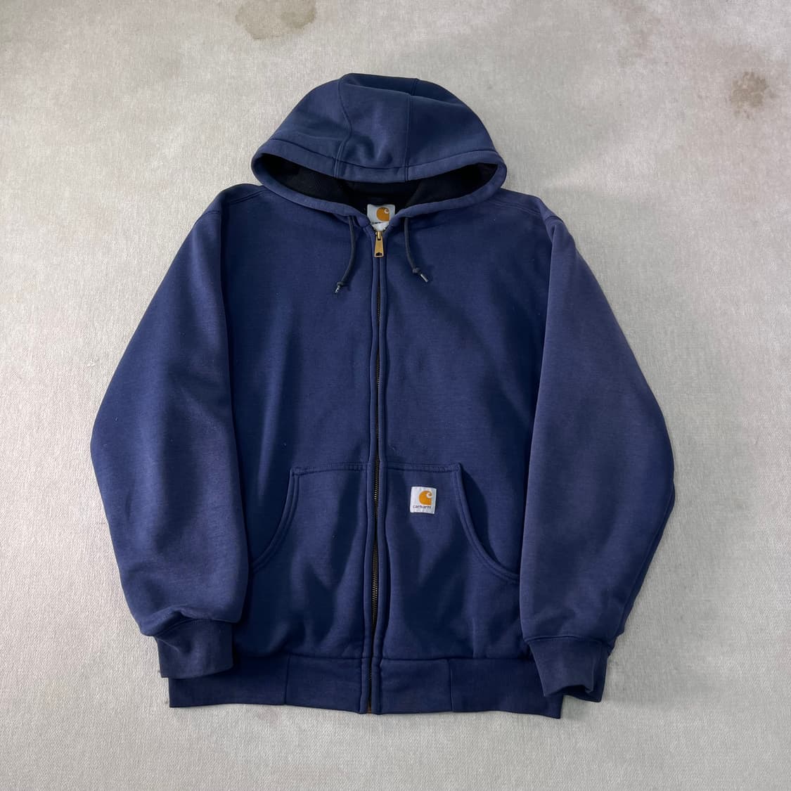 100 칼하트 네이비 써멀 후드집업 상품이미지1