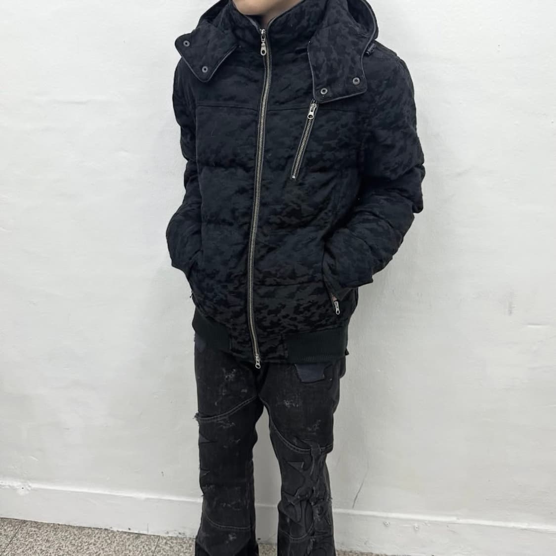 Moussy camo pattern down jacket 상품이미지3