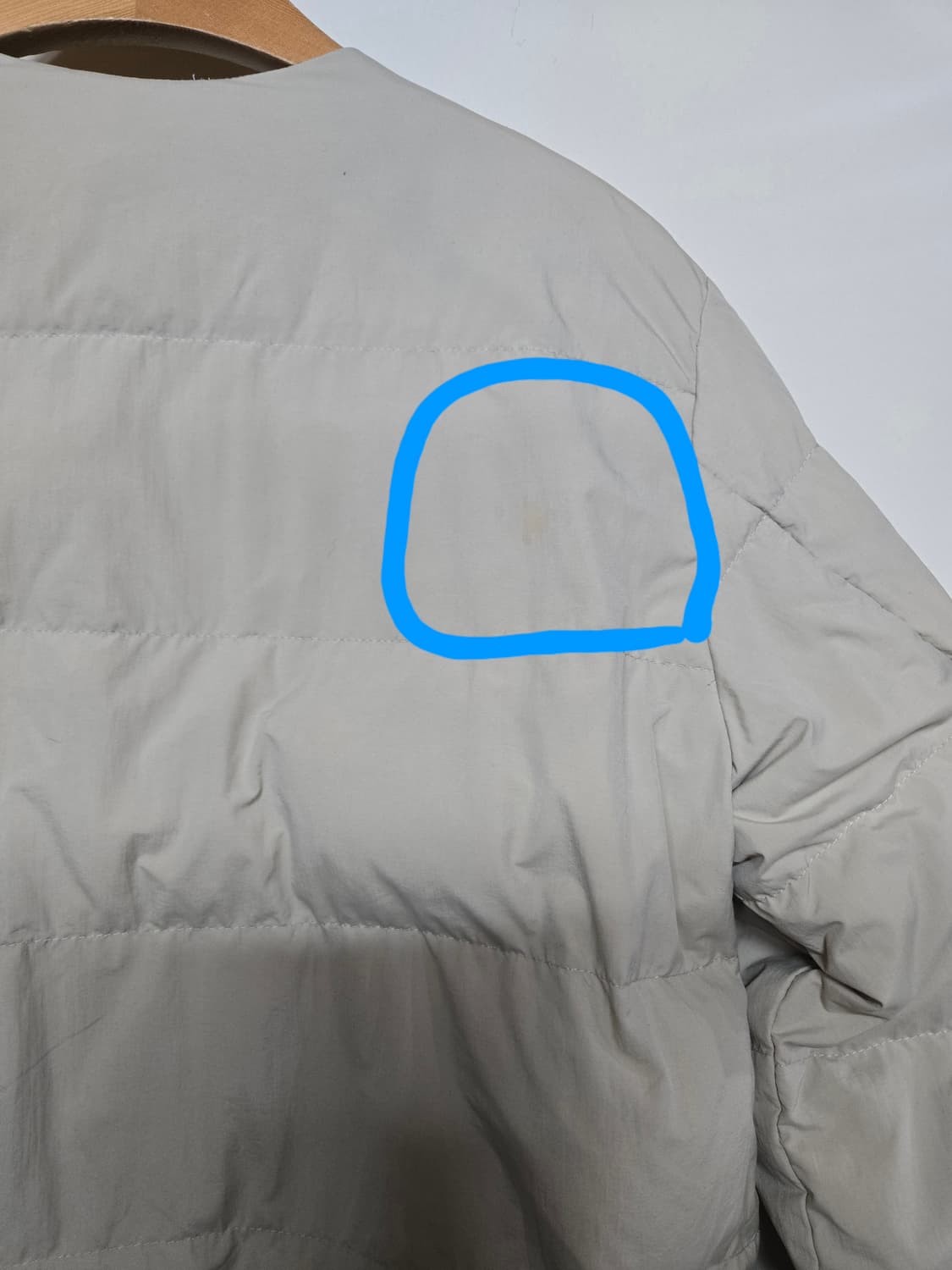 디스커버리 익스페디션 픽토르U 구스다운 남성 경량패딩 베이지 95 상품이미지8