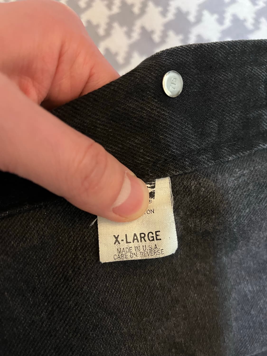 리바이스 90‘s usa 흑청자켓 상품이미지2