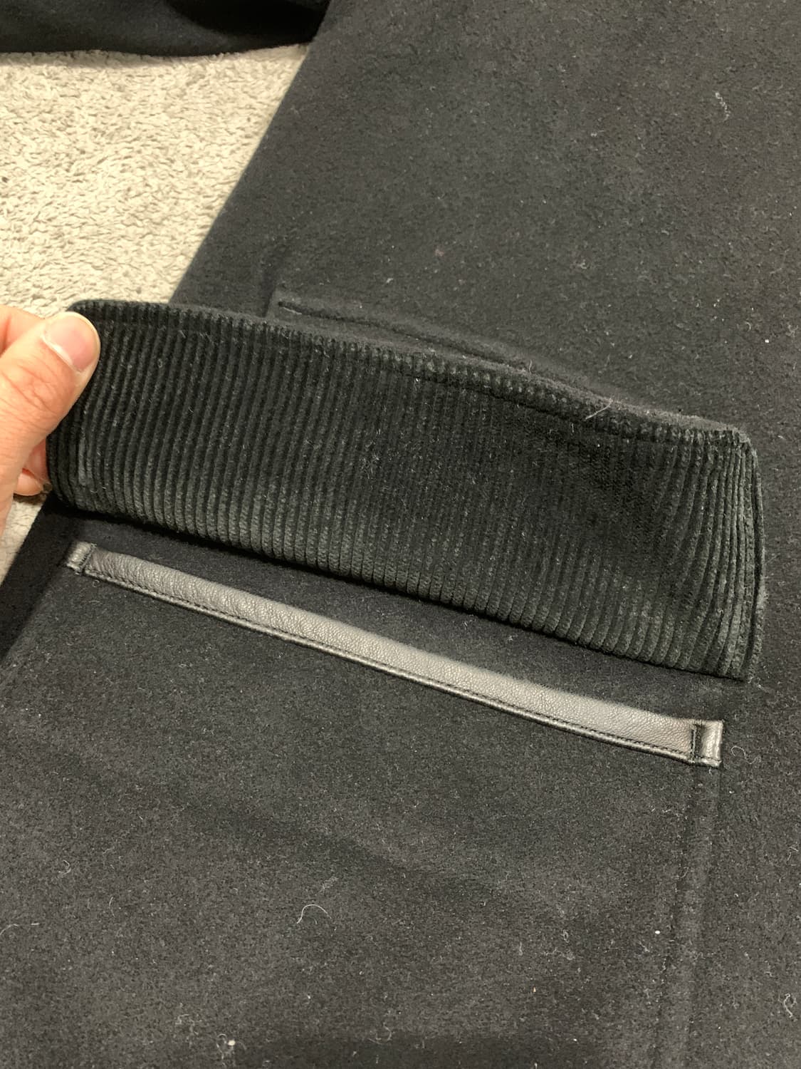 폴로 랄프로렌 울 카코트 xl 상품이미지6