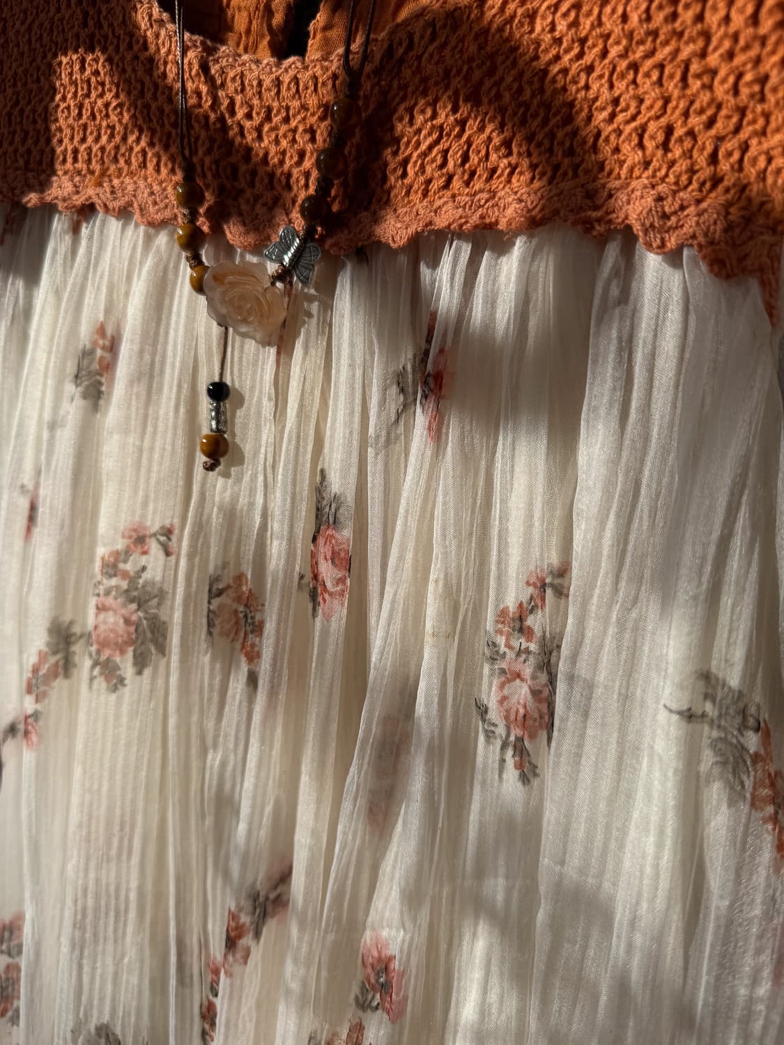 Back Button Floral Blouse 0002 상품이미지10