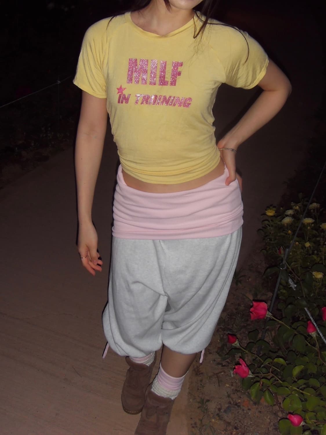 Foldover capris (pink) 상품이미지6