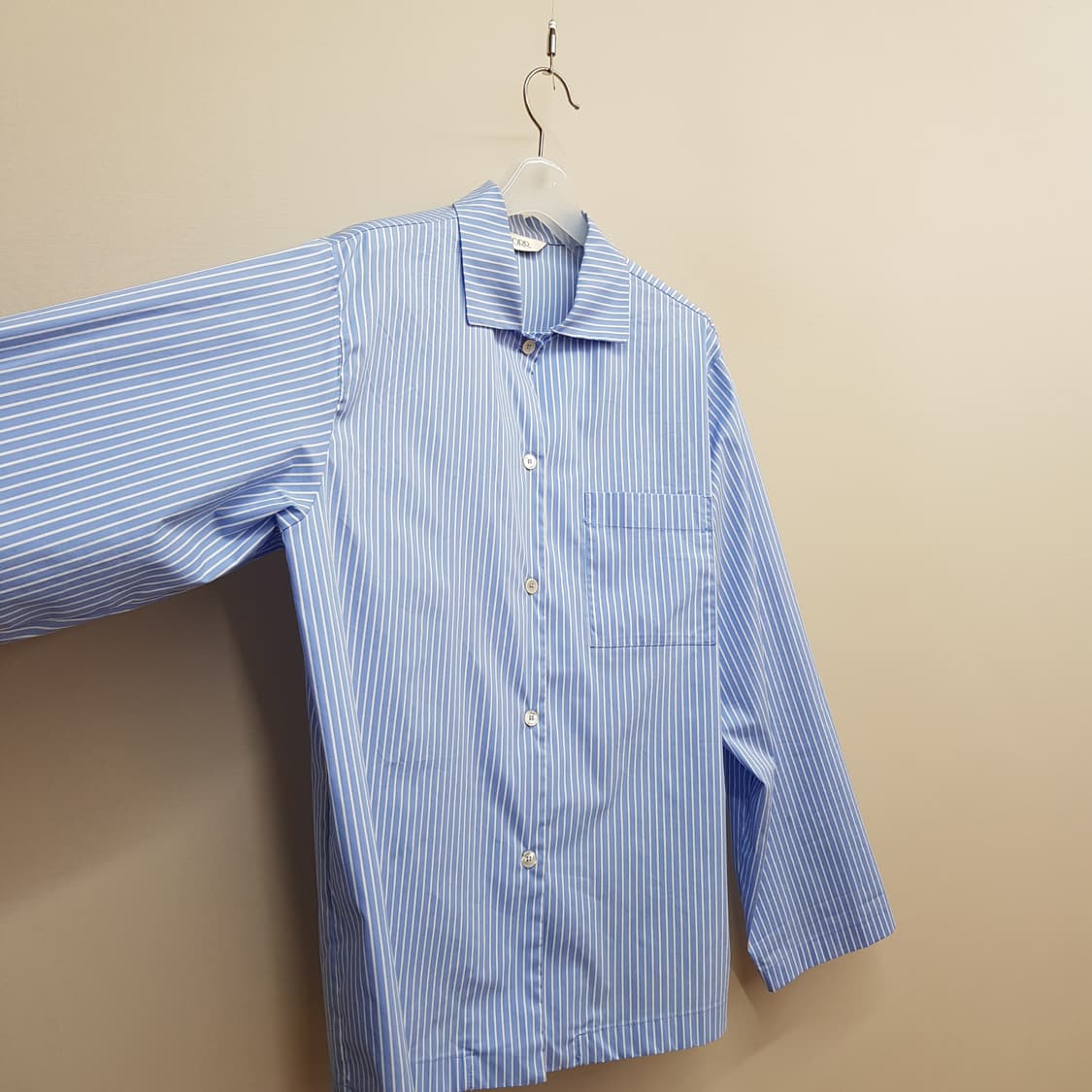 오르 2023 스트라이프 코튼 루즈핏 셔츠 Free사이즈 상품이미지3
