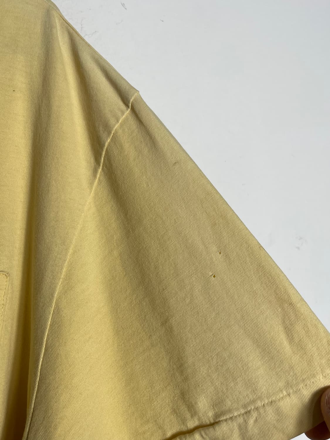 폴로 랄프로렌 포켓 반팔 티셔츠 옐로우 상품이미지5