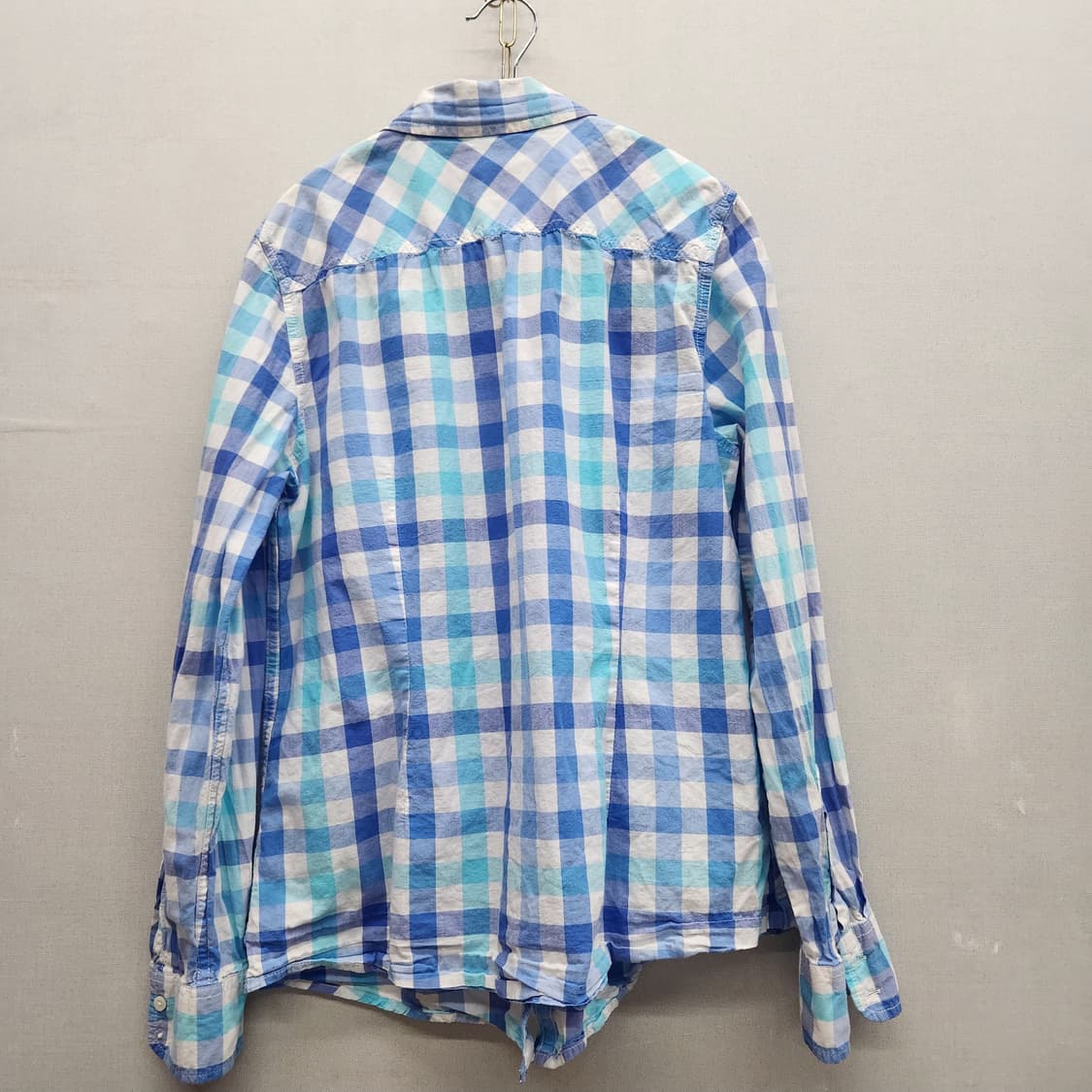 타미힐피거 원포켓 깅엄체크 셔츠 L(M~L) 상품이미지4