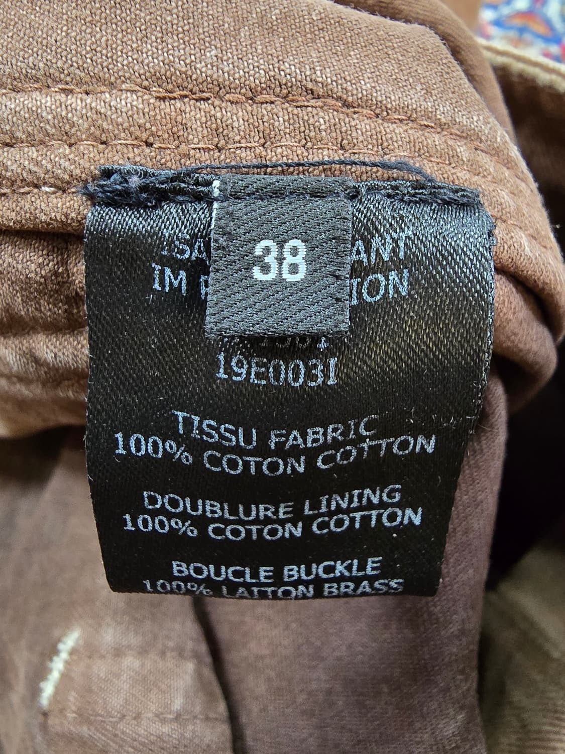 이자벨마랑 브라운 벨트 카고 와이드 팬츠 (1942) 상품이미지4