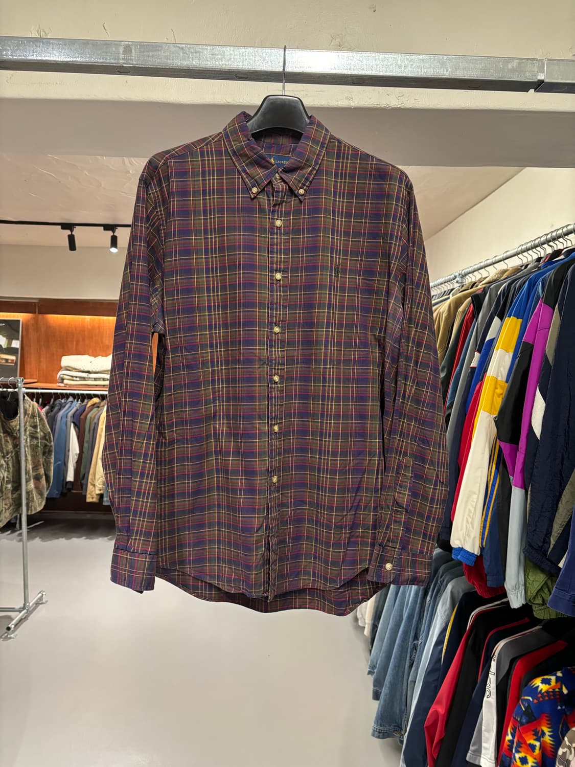 폴로 랄프로렌 체크 셔츠 상품이미지4