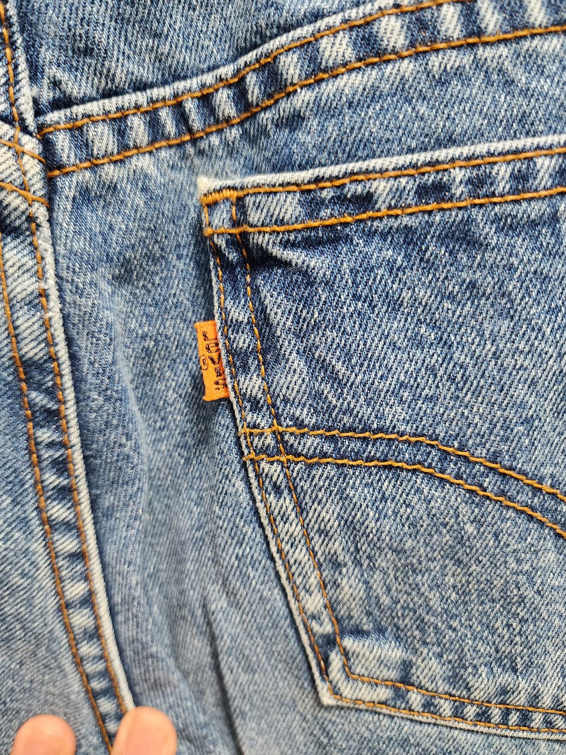 리바이스 206 오렌지탭 데님  상품이미지5