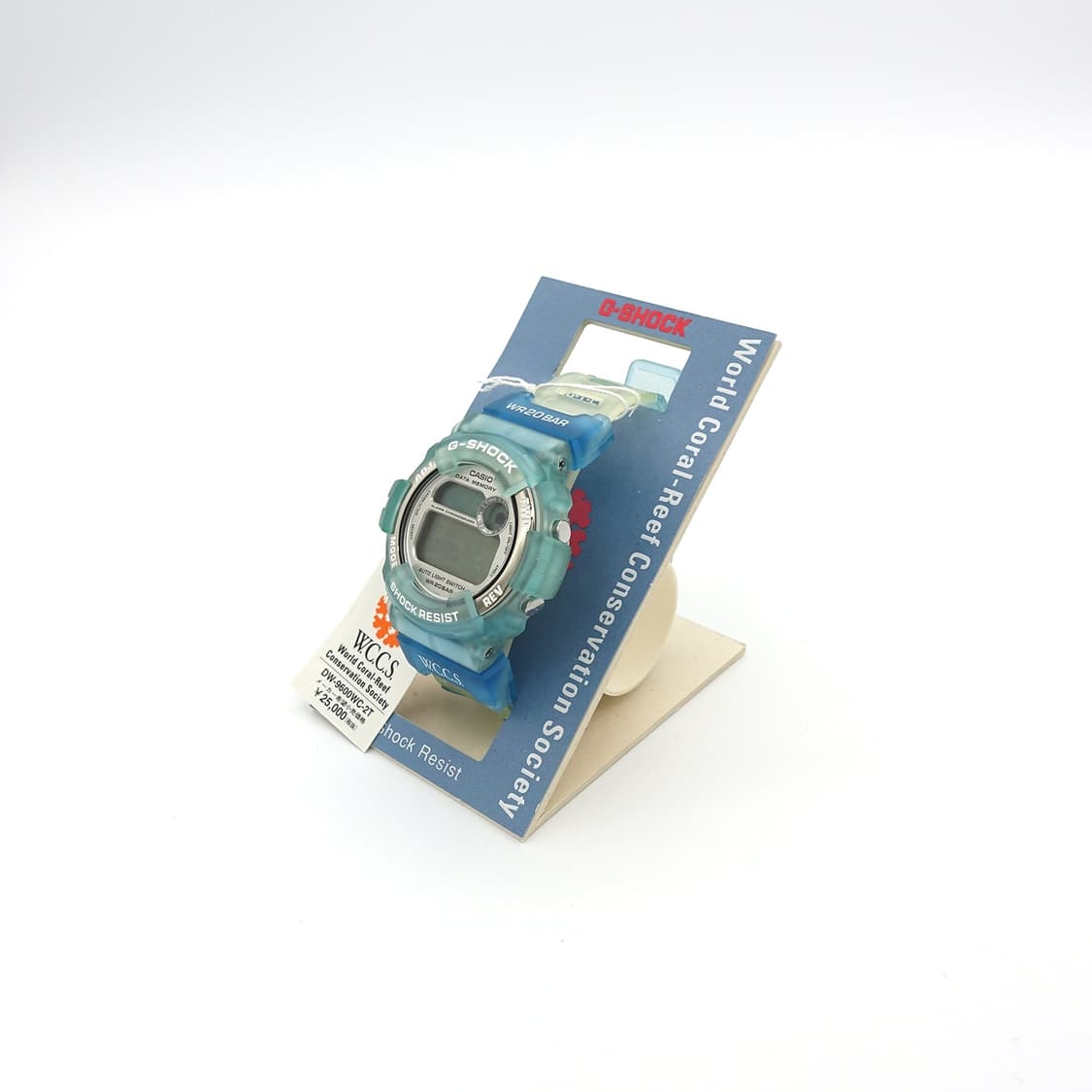 WCCS GSHOCK 9600WC 지샥 산호초 블루 클리어 디지털 시계 상품이미지3