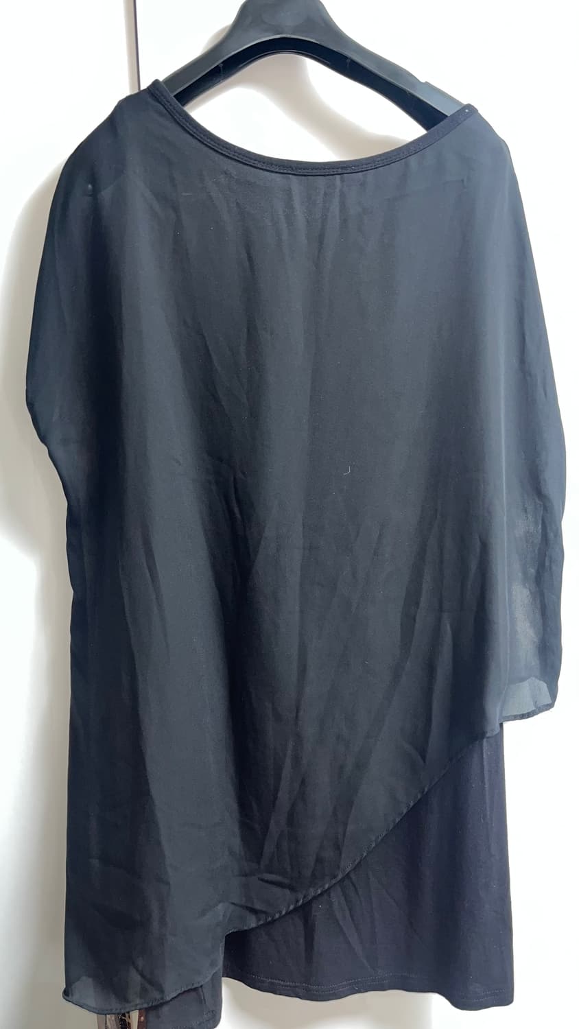 오프듀티깔 레이어드 나시 드레이프 사선 나시 상품이미지5