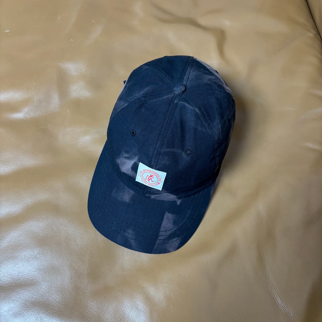 네이버후드 그라미치 6패널 볼캡 모자 타이다이 블랙 상품이미지5