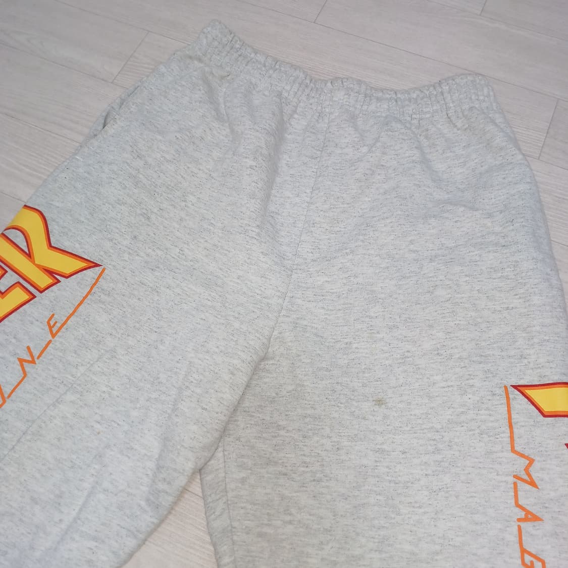 트레셔 불꽃 트레이닝 바지 쓰레셔 로고 조거 팬츠 상품이미지2