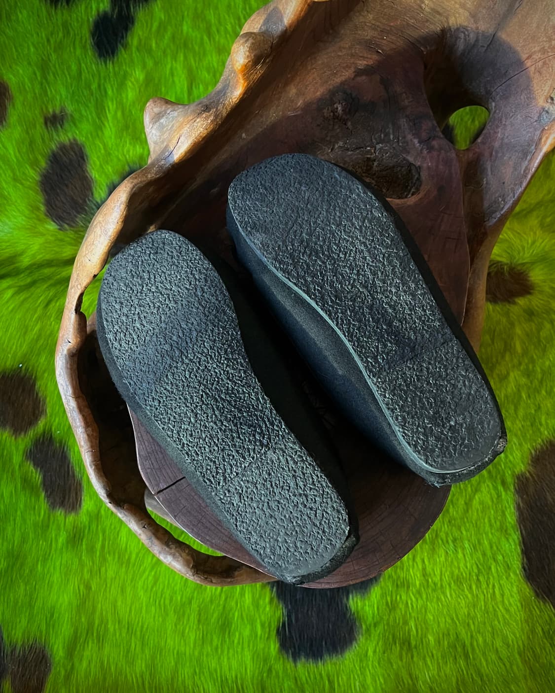 MinneTonka Fur Lining Black Moccasin 상품이미지7