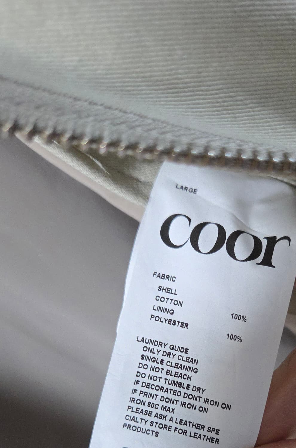 (착샷) 쿠어 웨스턴 오픈 업 집 점퍼 coor 상품이미지3