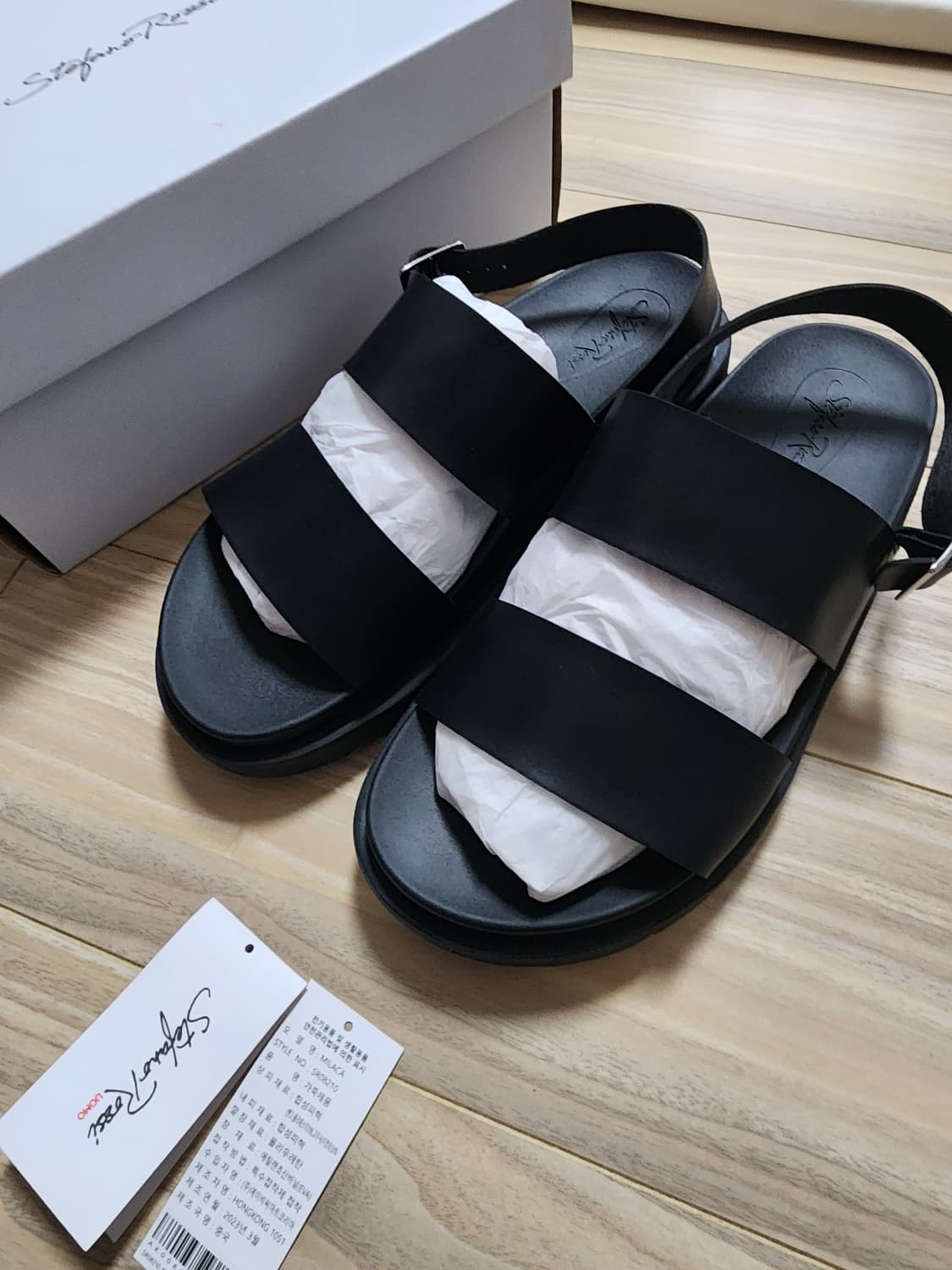 스테파노로시밀라카남성샌들270블랙 상품이미지1