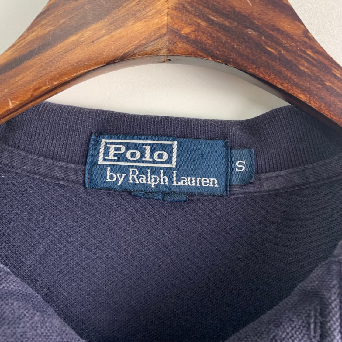폴로 랄프로렌 네이비 긴팔 카라 티셔츠 상품이미지4