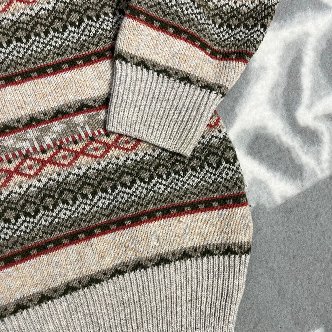 [Spring Creek] 페어아일 그랜파 울 니트 상품이미지3