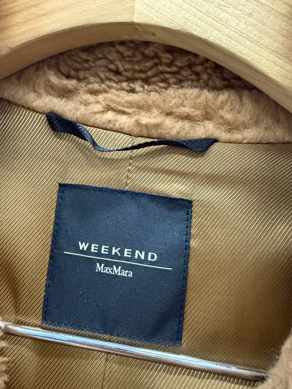 위켄드 막스마라 테디 코트 /카멜 브라운  상품이미지2