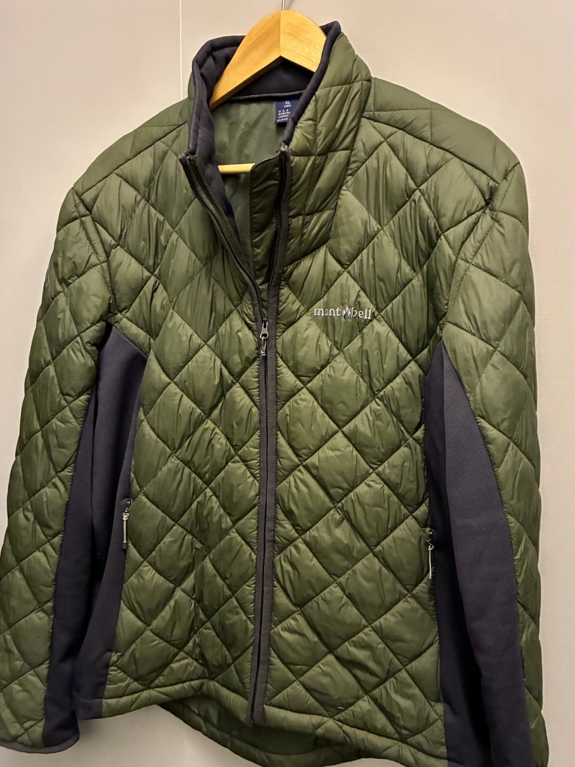 (L~XL)mont bell 몽벨 하이브리드 경량패딩 퀼팅자켓 상품이미지3