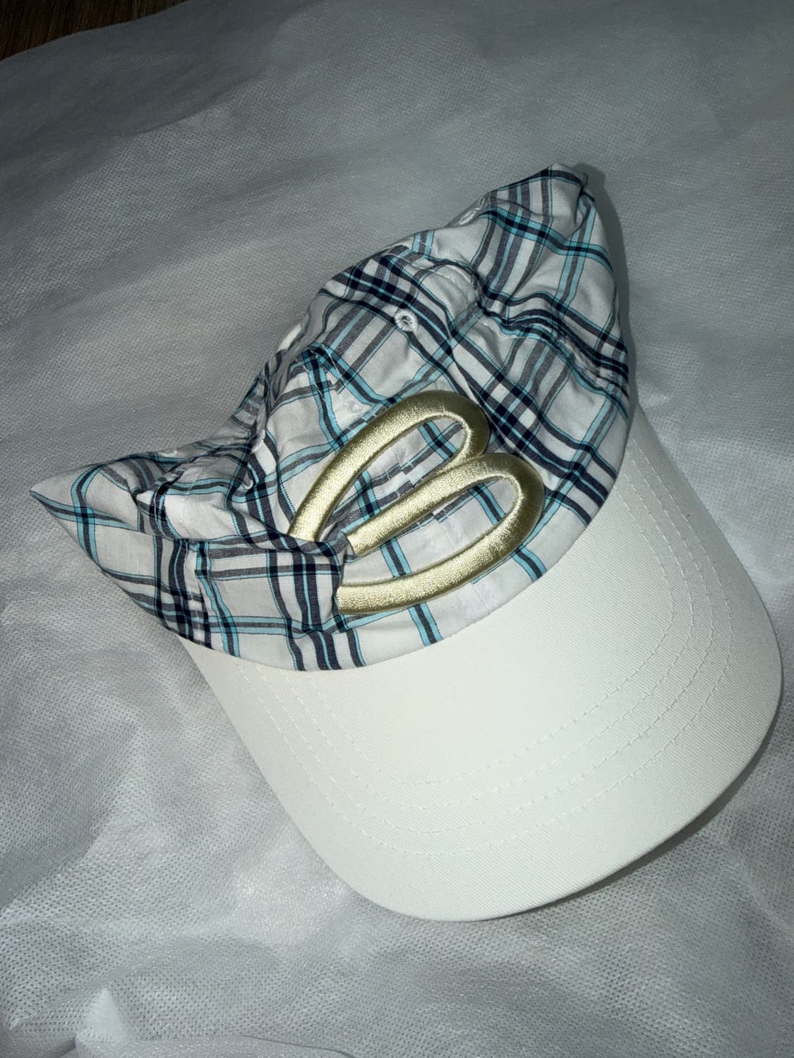 콜로신스 rabbit hat [blue check] 상품이미지1