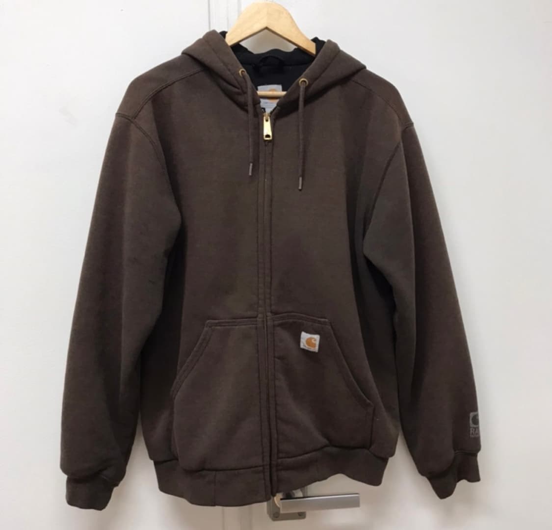 칼하트 다크브라운 후드집업 상품이미지1