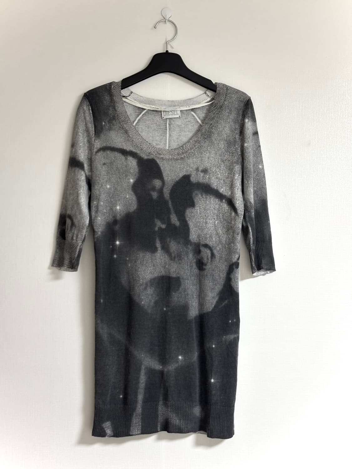 디젤 프린팅 니트 원피스 상품이미지1