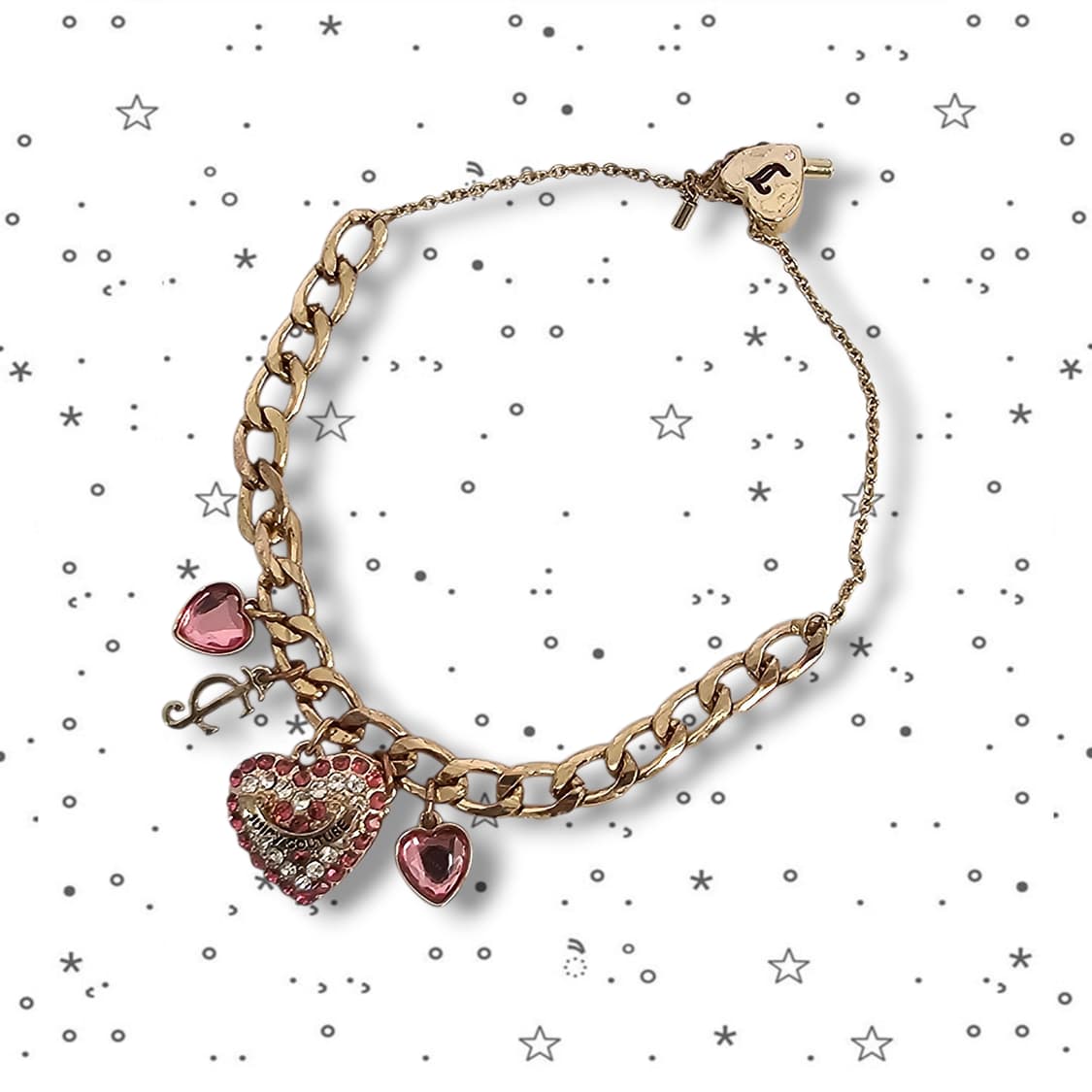 Juicy Couture 스톤 하트 팔찌 상품이미지1