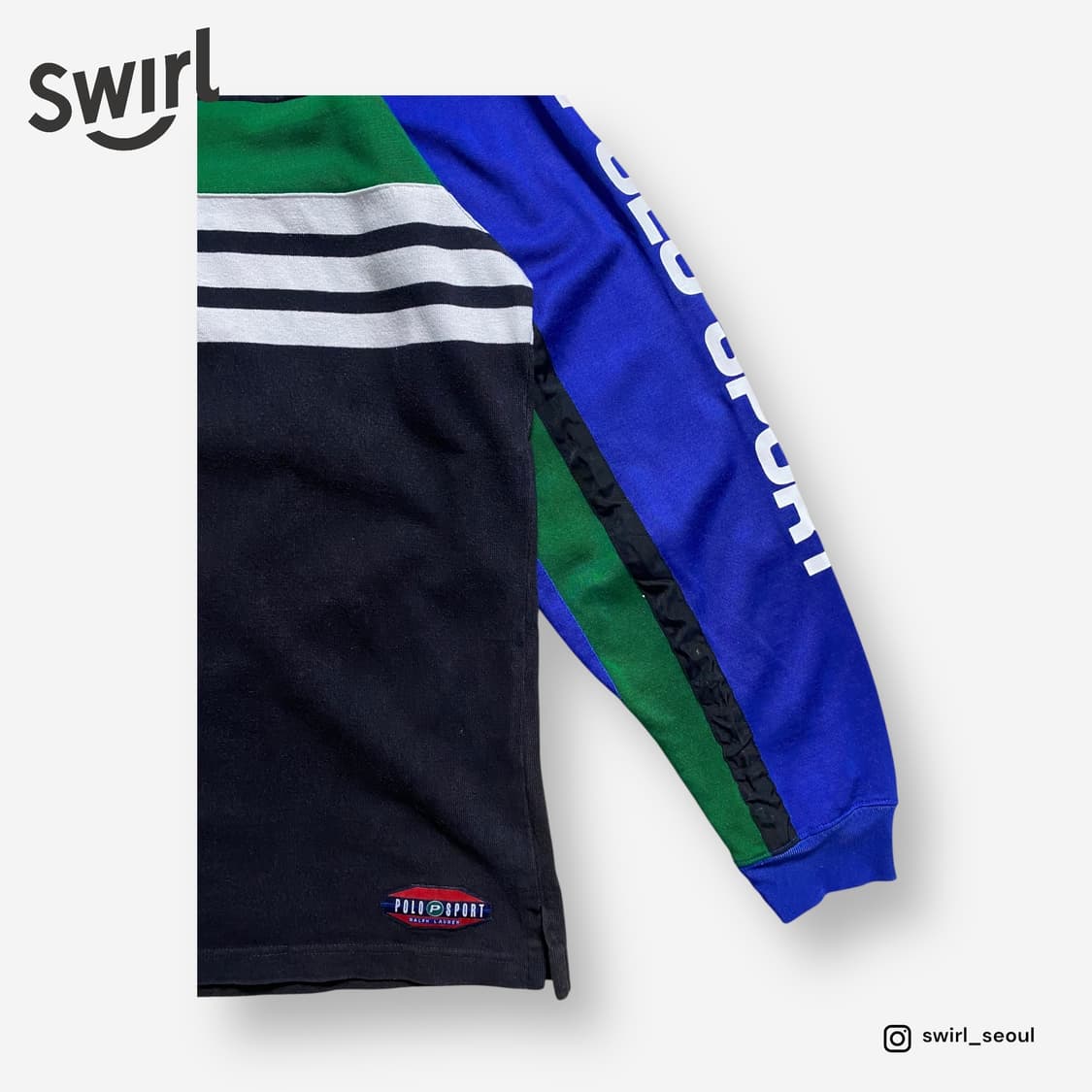 🌊Polo sports “Pepsi” Rugby shirts 상품이미지6